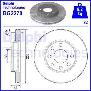 Delphi BG2278 - Discofreno autozon.pro