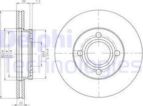 Delphi BG2272 - Discofreno autozon.pro