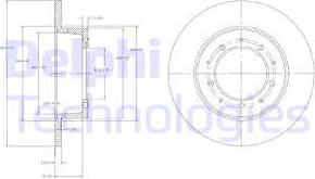 Delphi BG2799 - Discofreno autozon.pro