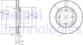 Delphi BG2798 - Discofreno autozon.pro