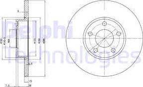 Delphi BG2749 - Discofreno autozon.pro