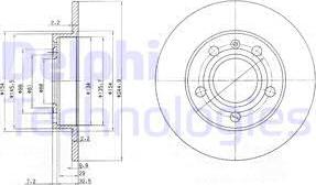 Delphi BG2753C - Discofreno autozon.pro