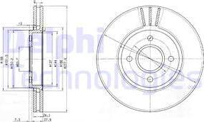 Delphi BG2757 - Discofreno autozon.pro