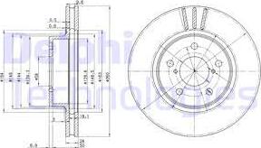 Delphi BG2767 - Discofreno autozon.pro