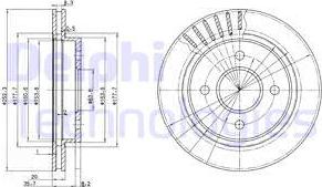 Delphi BG2700 - Discofreno autozon.pro