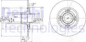 Delphi BG2702 - Discofreno autozon.pro