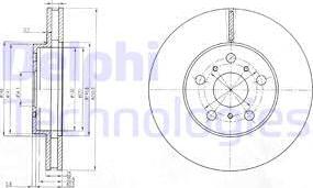 Delphi BG2711 - Discofreno autozon.pro