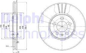 Delphi BG2729 - Discofreno autozon.pro