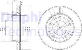 Delphi BG2779 - Discofreno autozon.pro