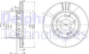 Delphi BG2771 - Discofreno autozon.pro