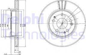 Delphi BG2772 - Discofreno autozon.pro