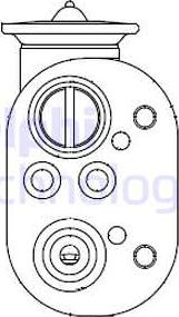 Delphi CB1001V - Valvola ad espansione, Climatizzatore autozon.pro