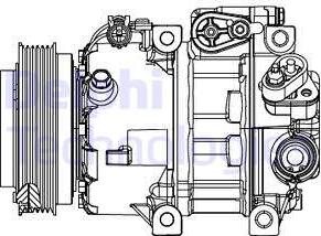 Delphi CS20415 - Compressore, Climatizzatore autozon.pro