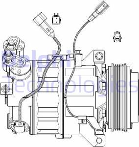 Delphi CS20482 - Compressore, Climatizzatore autozon.pro