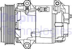 Delphi CS20430 - Compressore, Climatizzatore autozon.pro