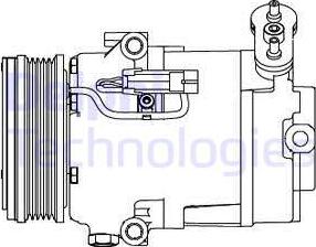 Delphi CS20432 - Compressore, Climatizzatore autozon.pro