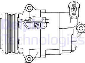 Delphi CS20429 - Compressore, Climatizzatore autozon.pro