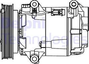 Delphi CS20428 - Compressore, Climatizzatore autozon.pro