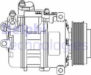 Delphi CS20479 - Compressore, Climatizzatore autozon.pro