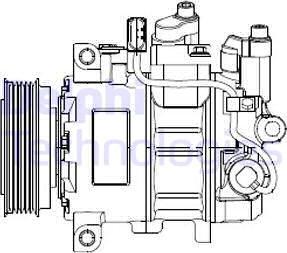 Delphi CS20474 - Compressore, Climatizzatore autozon.pro