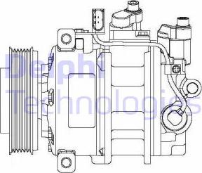 Delphi CS20475 - Compressore, Climatizzatore autozon.pro