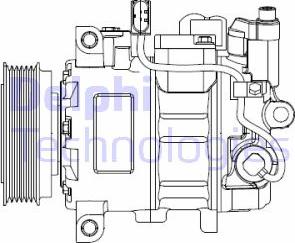 Delphi CS20476 - Compressore, Climatizzatore autozon.pro