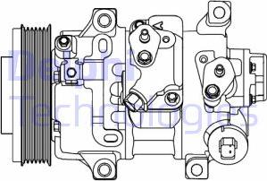 Delphi CS20478 - Compressore, Climatizzatore autozon.pro