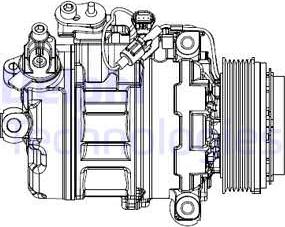 Delphi CS20547 - Compressore, Climatizzatore autozon.pro