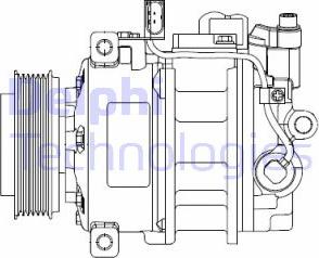 Delphi CS20522 - Compressore, Climatizzatore autozon.pro