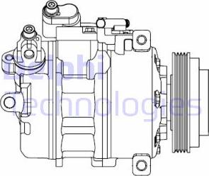 Delphi CS20527 - Compressore, Climatizzatore autozon.pro