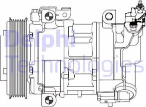 Delphi CS20325 - Compressore, Climatizzatore autozon.pro