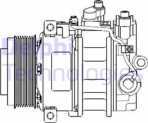 Delphi CS20378 - Compressore, Climatizzatore autozon.pro