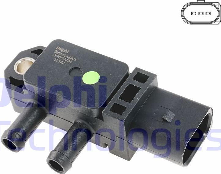 Delphi DPS00024-12B1 - Sensore, Pressione gas scarico autozon.pro