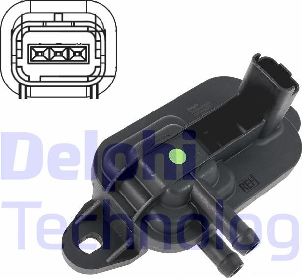 Delphi DPS00025-12B1 - Sensore, Pressione gas scarico autozon.pro