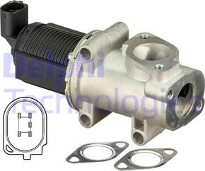 Delphi EG10403-12B1 - Valvola ricircolo gas scarico-EGR autozon.pro