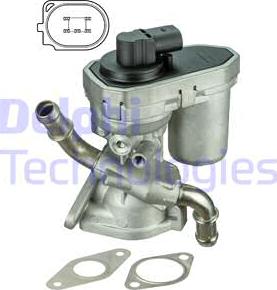 Delphi EG10436-12B1 - Valvola ricircolo gas scarico-EGR autozon.pro