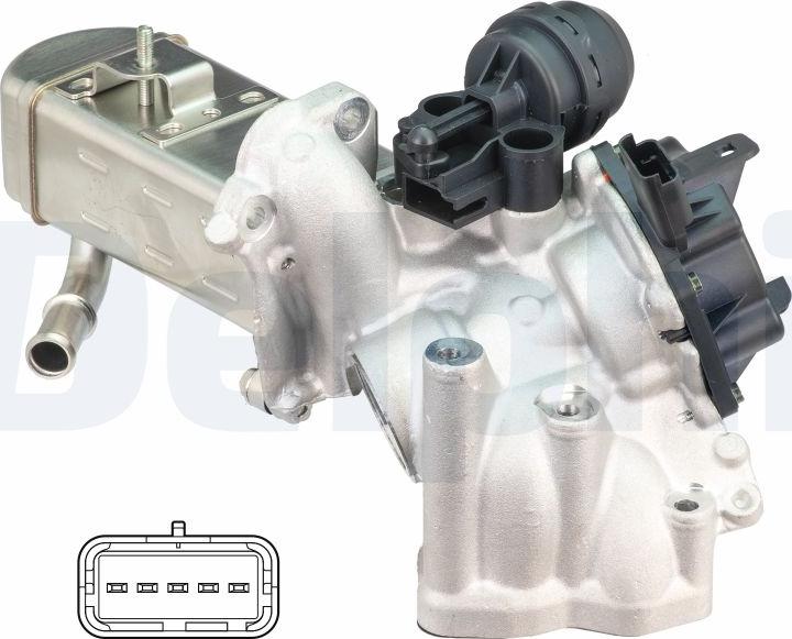 Delphi EG10549-12B1 - Valvola ricircolo gas scarico-EGR autozon.pro