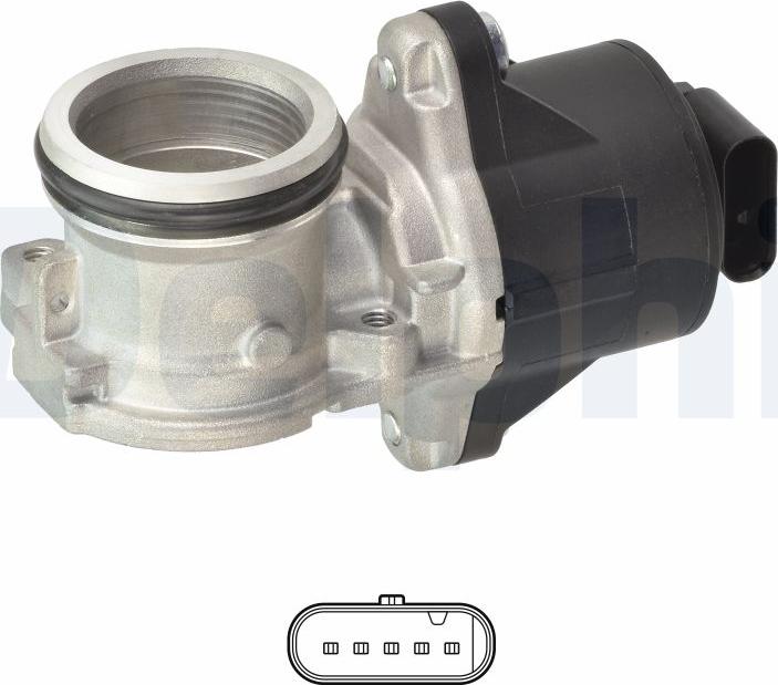 Delphi EG10555-12B1 - Valvola ricircolo gas scarico-EGR autozon.pro