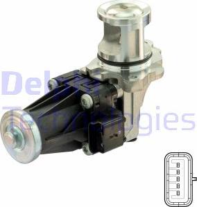 Delphi EG10585-12B1 - Valvola ricircolo gas scarico-EGR autozon.pro