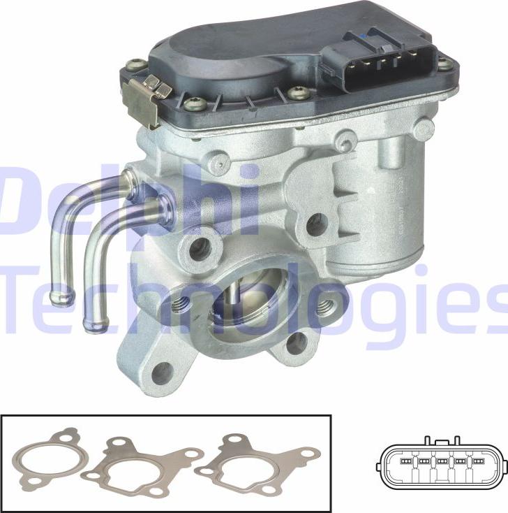 Delphi EG10537-12B1 - Valvola ricircolo gas scarico-EGR autozon.pro