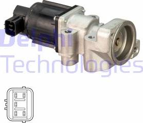 Delphi EG10524-12B1 - Valvola ricircolo gas scarico-EGR autozon.pro