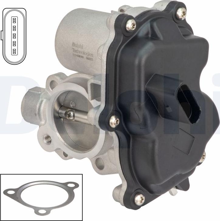 Delphi EG10610-12B1 - Valvola ricircolo gas scarico-EGR autozon.pro