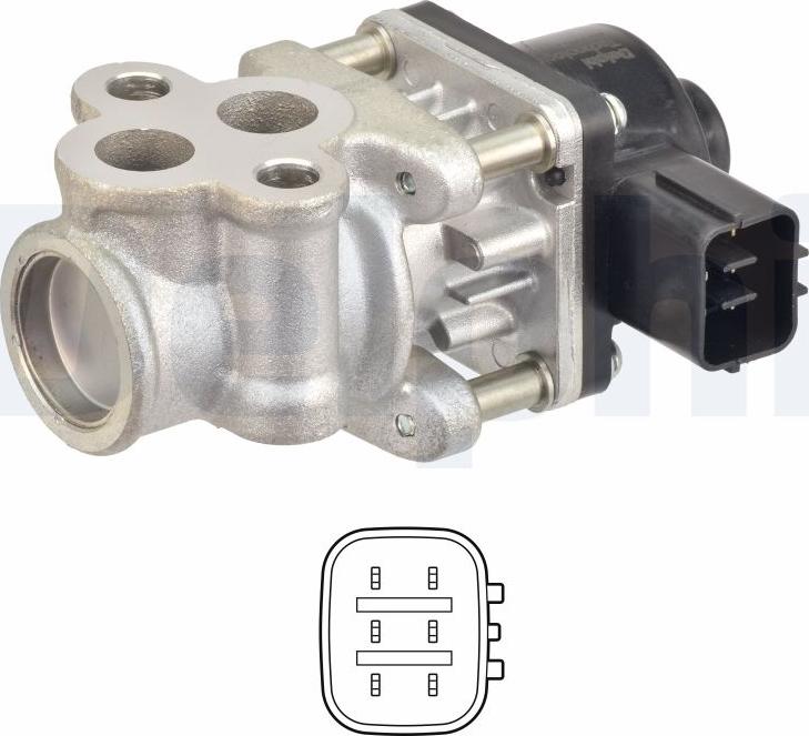 Delphi EG1061112B1 - Valvola ricircolo gas scarico-EGR autozon.pro