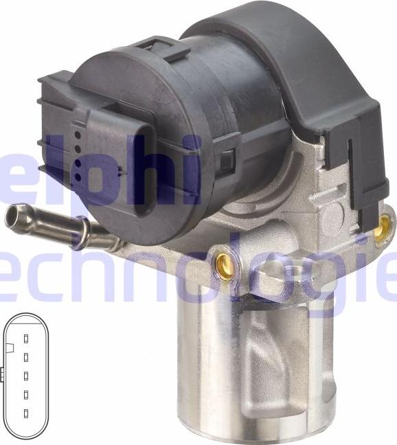 Delphi EG10627-12B1 - Valvola ricircolo gas scarico-EGR autozon.pro