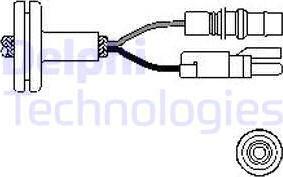 Delphi ES10258-12B1 - Sonda lambda autozon.pro