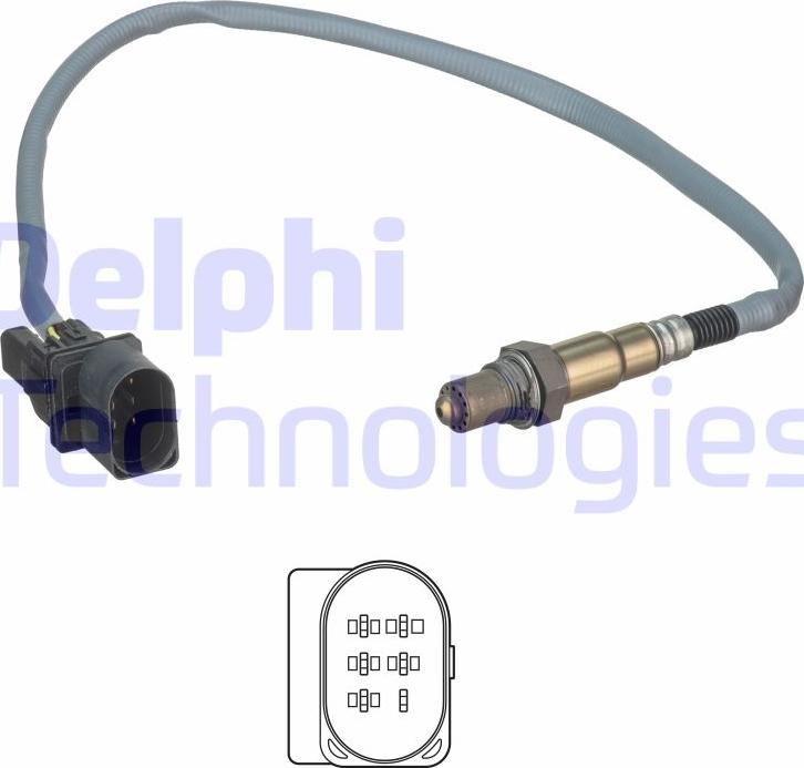 Delphi ES20549-12B1 - Sonda lambda autozon.pro