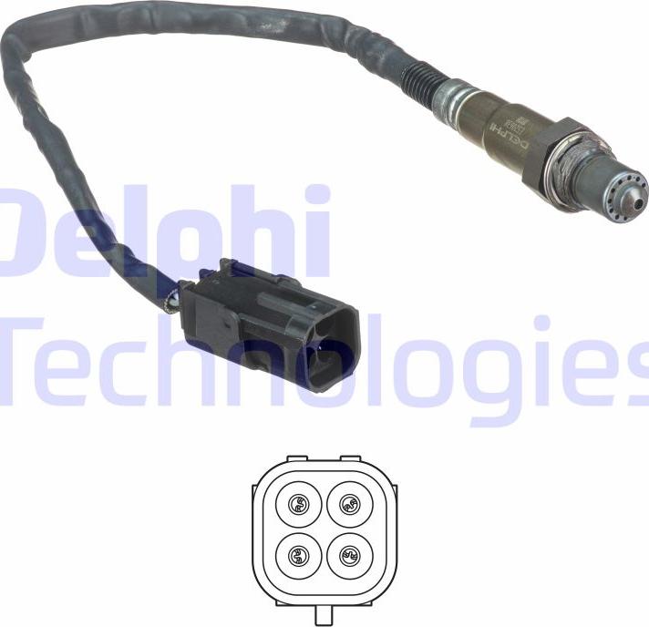 Delphi ES20638-12B1 - Sonda lambda autozon.pro