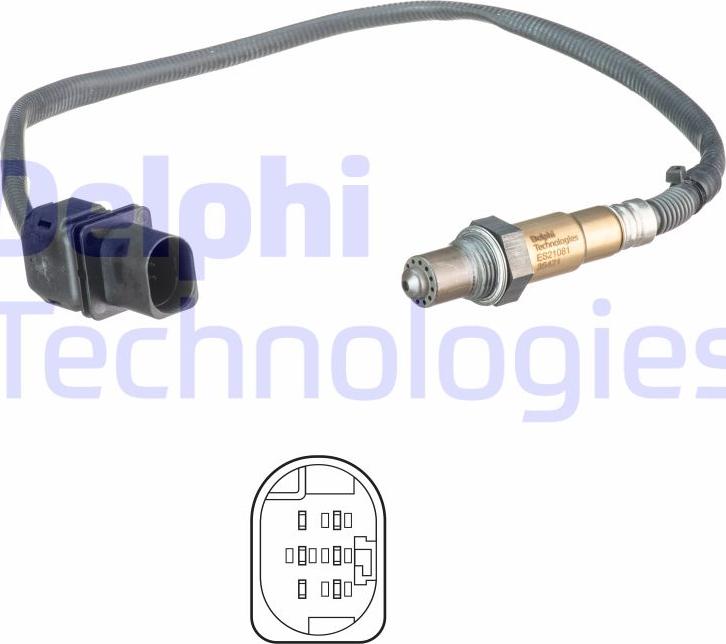 Delphi ES21081-12B1 - Sonda lambda autozon.pro