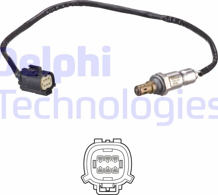 Delphi ES21143-12B1 - Sonda lambda autozon.pro