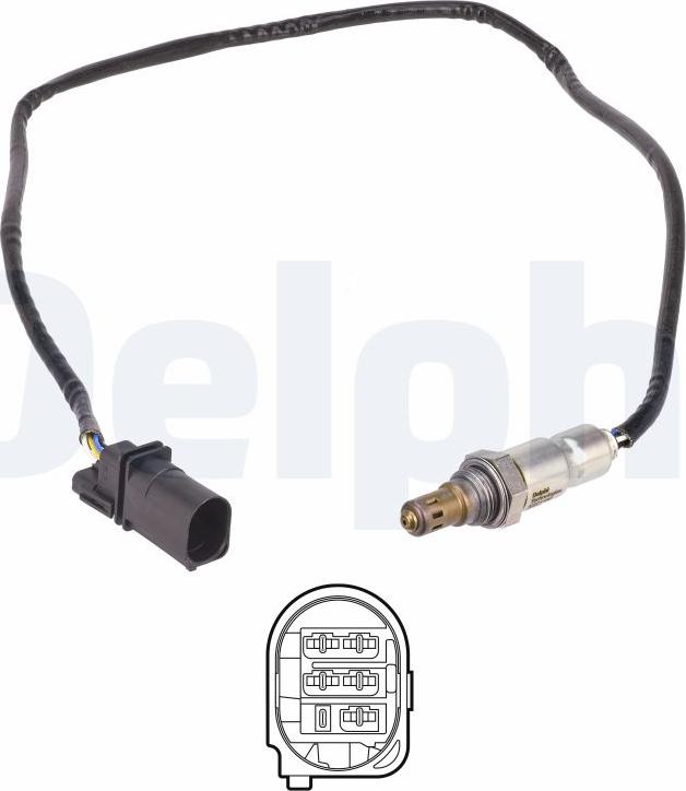 Delphi ES21182-12B1 - Sonda lambda autozon.pro